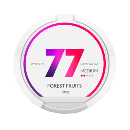 77 Forest Fruits 6mg Slim Nicotine Pouches
