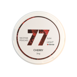 77 Cherry 3mg Slim Nicotine Pouches
