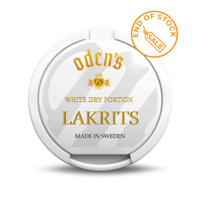 Oden's Licorice White Dry