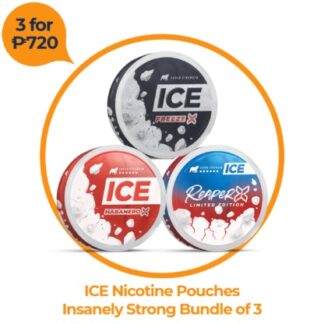 ICE Insanely Strong Nicotine Pouches Bundle of 3
