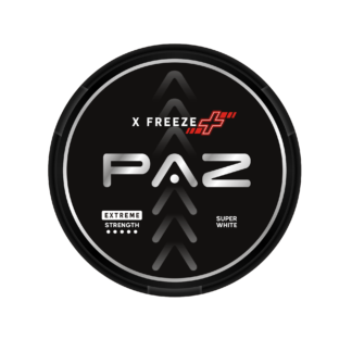 PAZ X-Freeze Plus Insanely Strong Nicotine Pouches