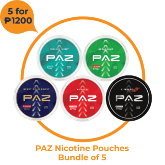 PAZ Nicotine Pouches Bundle of 5