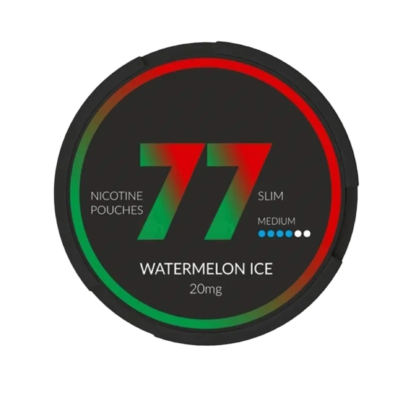 77 Watermelon Ice 20mg Slim Nicotine Pouches